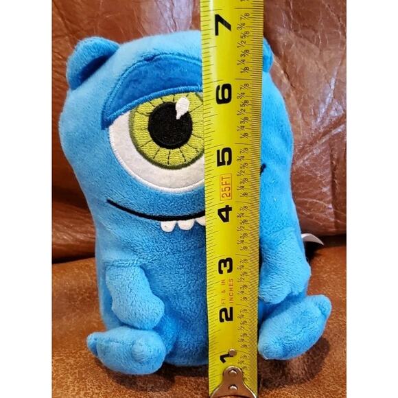 6 Inch Blue One Eyed Cyclops Monster Alien U-Neeks Stuffed Plush Dayspring - Picture 7 of 10